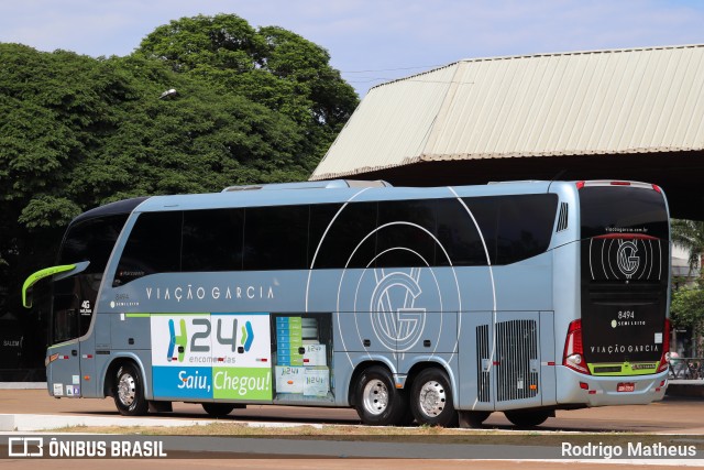 Viação Garcia 8494 na cidade de Maringá, Paraná, Brasil, por Rodrigo Matheus. Número da foto: #9609091.