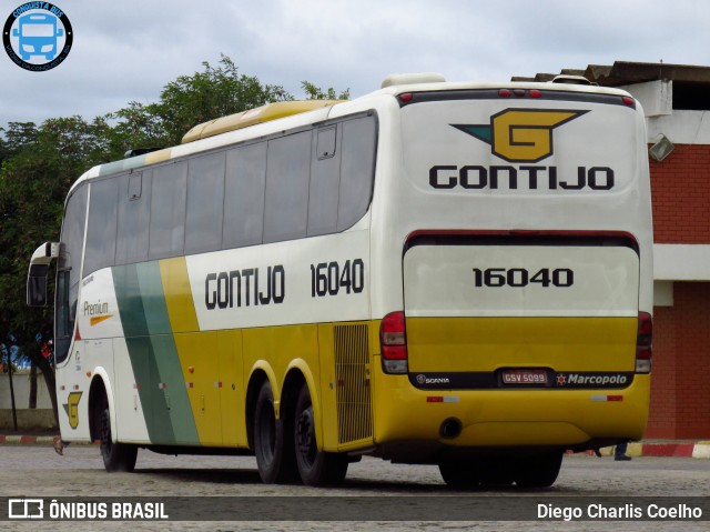 Empresa Gontijo de Transportes 16040 na cidade de Vitória da Conquista, Bahia, Brasil, por Diego Charlis Coelho. Número da foto: #9609108.