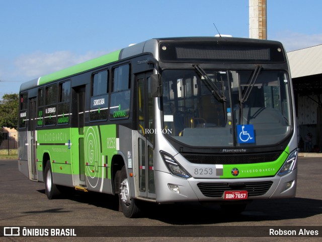 Viação Garcia 8253 na cidade de Paranavaí, Paraná, Brasil, por Robson Alves. Número da foto: #9611405.