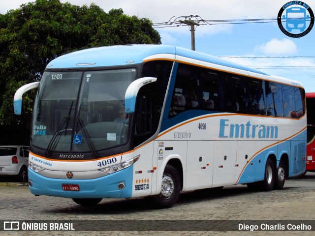 Emtram 4090 na cidade de Vitória da Conquista, Bahia, Brasil, por Diego Charlis Coelho. ID da foto: 9609295.