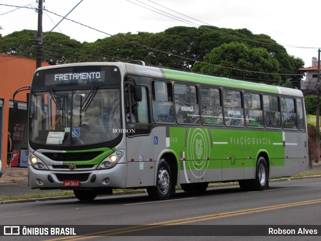 Viação Garcia 7419 na cidade de Paranavaí, Paraná, Brasil, por Robson Alves. ID da foto: 9611416.