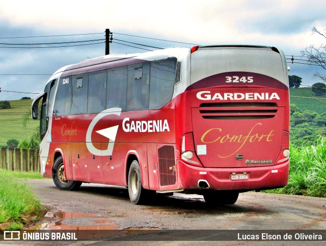 Expresso Gardenia 3245 na cidade de Alfenas, Minas Gerais, Brasil, por Lucas Elson de Oliveira. ID da foto: 9609458.