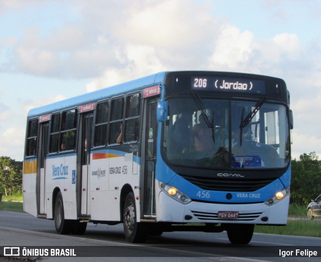 Expresso Vera Cruz 456 na cidade de Recife, Pernambuco, Brasil, por Igor Felipe. ID da foto: 9611614.