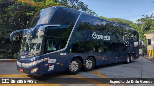 Viação Cometa 17303 na cidade de São Paulo, São Paulo, Brasil, por Espedito de Brito Gomes. Número da foto: #9609942.