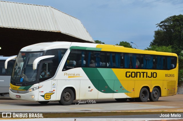 Empresa Gontijo de Transportes 18265 na cidade de Maringá, Paraná, Brasil, por José Melo. ID da foto: 9608693.