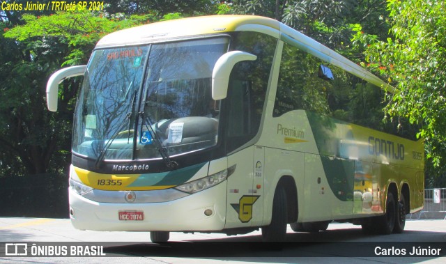 Empresa Gontijo de Transportes 18355 na cidade de São Paulo, São Paulo, Brasil, por Carlos Júnior. ID da foto: 9609352.