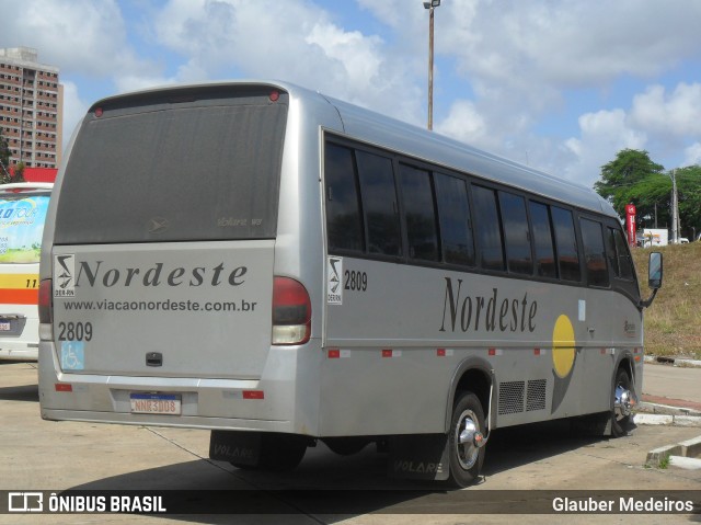 Viação Nordeste 2809 na cidade de Natal, Rio Grande do Norte, Brasil, por Glauber Medeiros. Número da foto: #9611298.