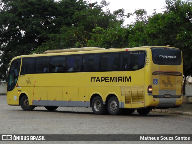 Viação Itapemirim 7801 na cidade de Vitória da Conquista, Bahia, Brasil, por Matheus Souza Santos. Número da foto: #9611242.