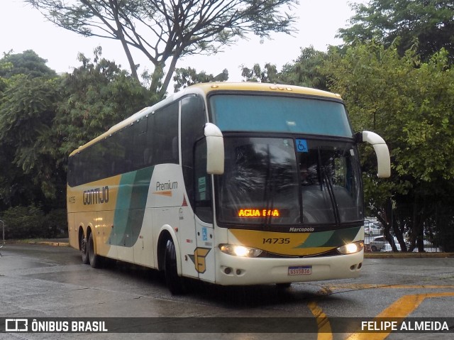 Empresa Gontijo de Transportes 14735 na cidade de São Paulo, São Paulo, Brasil, por FELIPE ALMEIDA. ID da foto: 9608797.