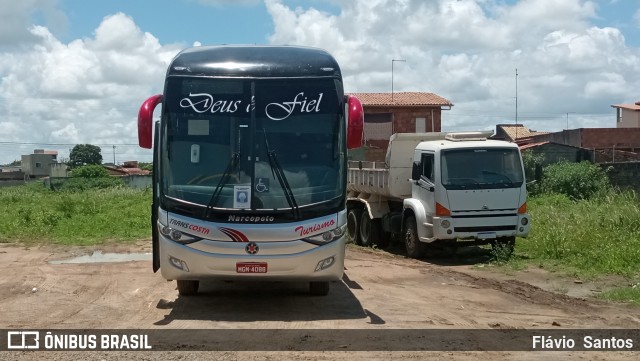 TransCosta Turismo 2800 na cidade de Cruz das Almas, Bahia, Brasil, por Flávio  Santos. ID da foto: 9611317.