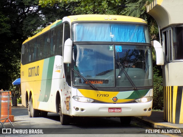 Empresa Gontijo de Transportes 17110 na cidade de São Paulo, São Paulo, Brasil, por FELIPE ALMEIDA. ID da foto: 9608808.