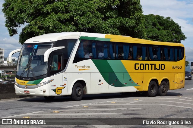 Empresa Gontijo de Transportes 18450 na cidade de Resende, Rio de Janeiro, Brasil, por Flavio Rodrigues Silva. Número da foto: #9609740.