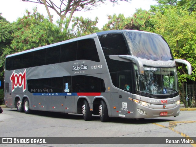 Auto Viação 1001 RJ 108.688 na cidade de São Paulo, São Paulo, Brasil, por Renan Vieira. Número da foto: #9611700.