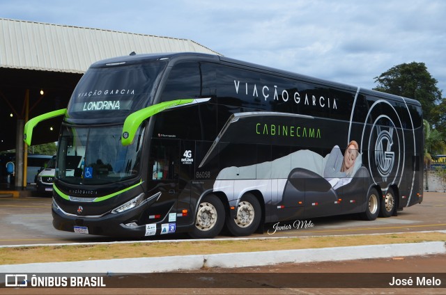 Viação Garcia 86058 na cidade de Maringá, Paraná, Brasil, por José Melo. ID da foto: 9608694.