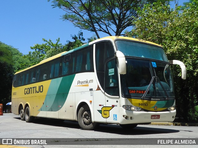 Empresa Gontijo de Transportes 14110 na cidade de São Paulo, São Paulo, Brasil, por FELIPE ALMEIDA. ID da foto: 9608796.