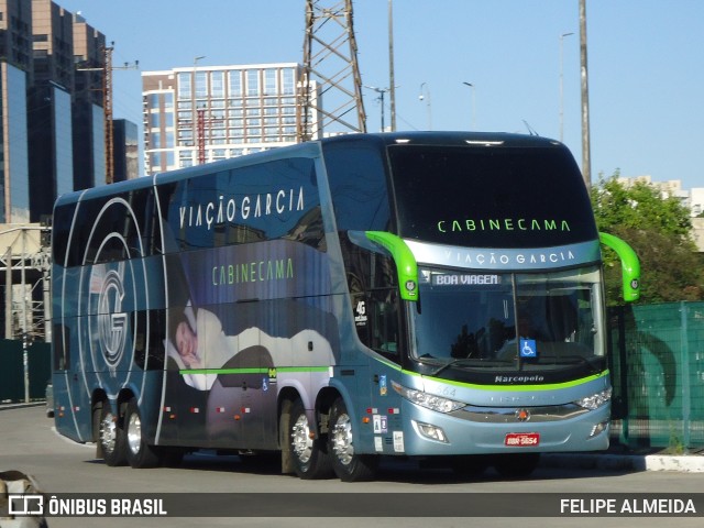 Viação Garcia 8664 na cidade de São Paulo, São Paulo, Brasil, por FELIPE ALMEIDA. Número da foto: #9608774.