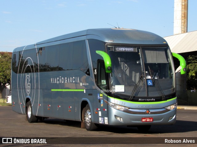 Viação Garcia 8134 na cidade de Paranavaí, Paraná, Brasil, por Robson Alves. Número da foto: #9610981.