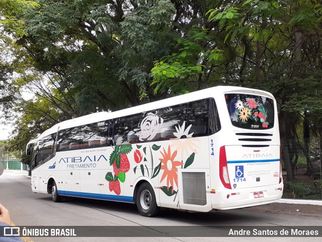 Viação Atibaia São Paulo 1714 na cidade de São Paulo, São Paulo, Brasil, por Andre Santos de Moraes. Número da foto: #9609044.
