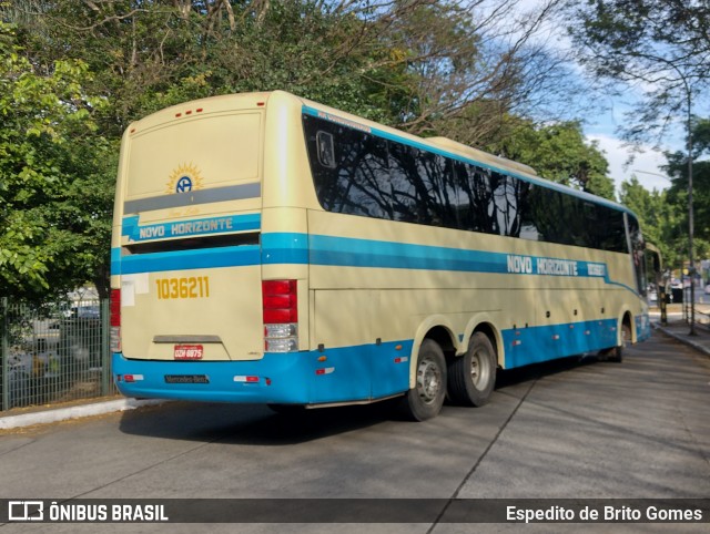 Viação Novo Horizonte 1036211 na cidade de São Paulo, São Paulo, Brasil, por Espedito de Brito Gomes. ID da foto: 9609907.