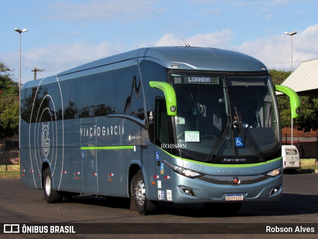 Viação Garcia 82075 na cidade de Paranavaí, Paraná, Brasil, por Robson Alves. Número da foto: #9611321.