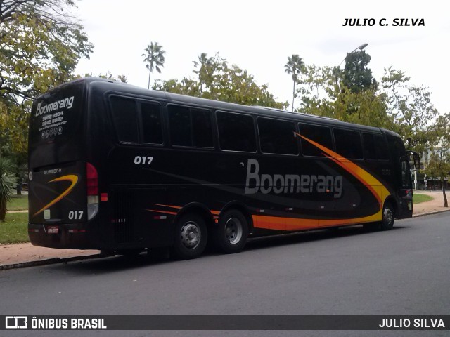 SLF Transportes Boomerang 017 na cidade de Porto Alegre, Rio Grande do Sul, Brasil, por JULIO SILVA. Número da foto: #9524143.