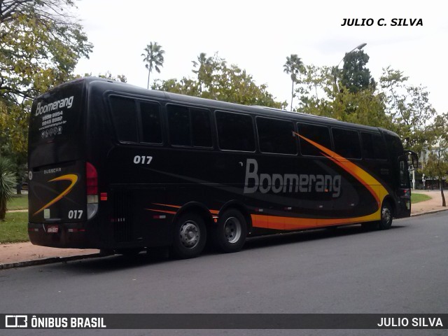 SLF Transportes Boomerang 017 na cidade de Porto Alegre, Rio Grande do Sul, Brasil, por JULIO SILVA. ID da foto: 9524143.