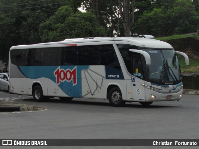 Auto Viação 1001 RJ 108.729 na cidade de Muriaé, Minas Gerais, Brasil, por Christian  Fortunato. ID da foto: 9523986.