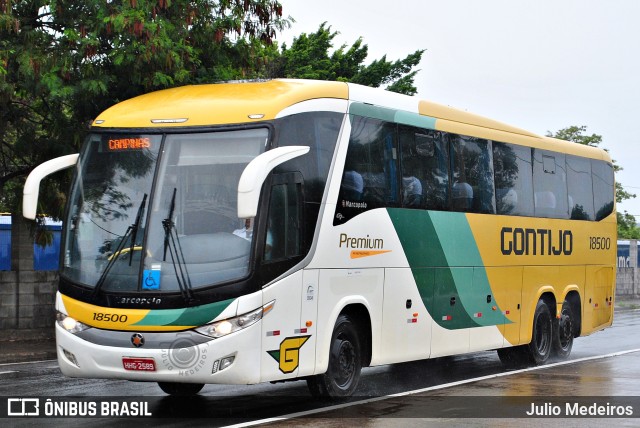 Empresa Gontijo de Transportes 18500 na cidade de Campinas, São Paulo, Brasil, por Julio Medeiros. ID da foto: 9525090.