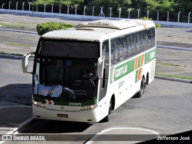 Empresa Gontijo de Transportes 20105 na cidade de Aracaju, Sergipe, Brasil, por Jefferson José. Número da foto: #9524581.