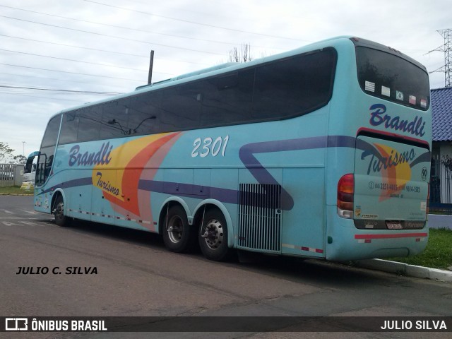 Brandli Turismo 2301 na cidade de Esteio, Rio Grande do Sul, Brasil, por JULIO SILVA. ID da foto: 9525040.