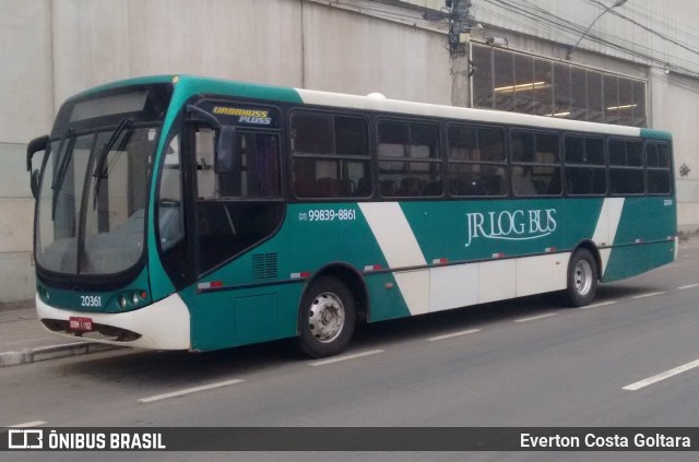 JR Log Bus 20361 na cidade de Cariacica, Espírito Santo, Brasil, por Everton Costa Goltara. ID da foto: 9526402.