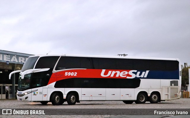 Unesul de Transportes 5902 na cidade de Balneário Camboriú, Santa Catarina, Brasil, por Francisco Ivano. Número da foto: #9527609.