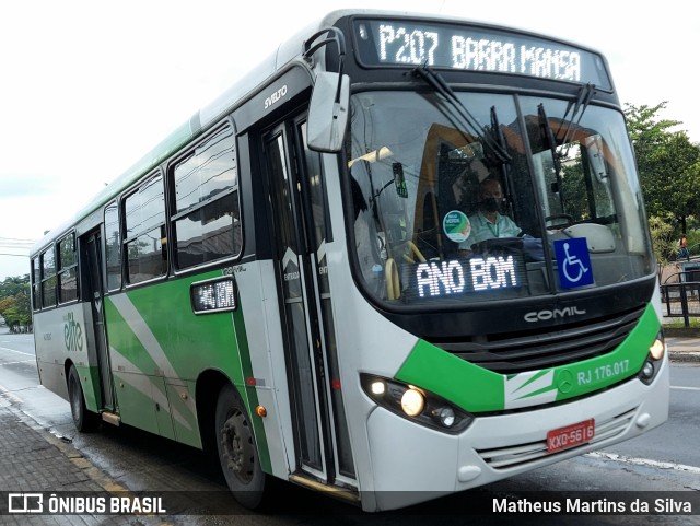 Viação Elite RJ 176.017 na cidade de Volta Redonda, Rio de Janeiro, Brasil, por Matheus Martins da Silva. ID da foto: 9526227.