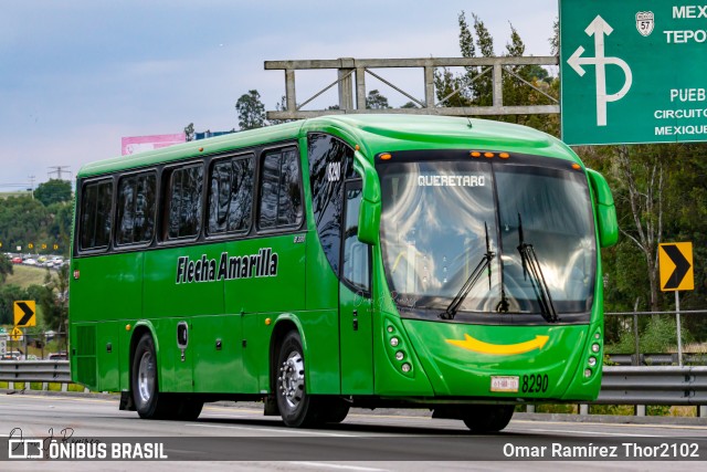 Flecha Amarilla 8290 na cidade de Huehuetoca, Estado de México, México, por Omar Ramírez Thor2102. Número da foto: #9526176.
