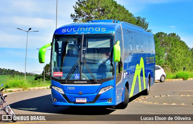 Viação Sul Minas 73220 na cidade de Alfenas, Minas Gerais, Brasil, por Lucas Elson de Oliveira. Número da foto: #9527083.