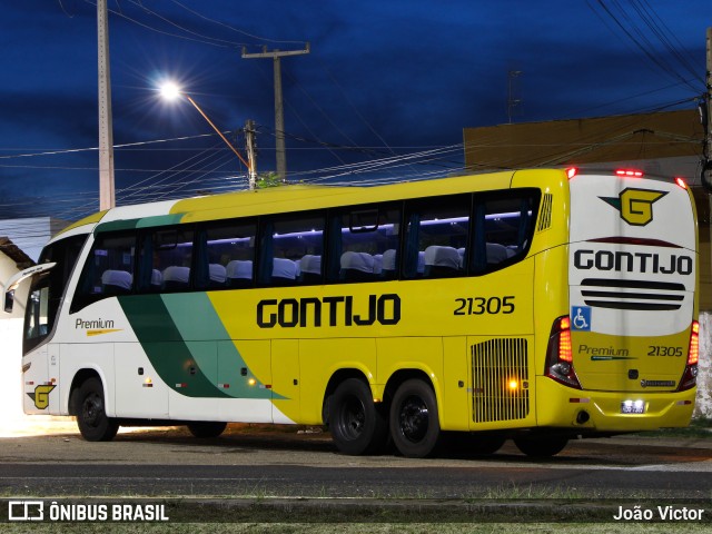 Empresa Gontijo de Transportes 21305 na cidade de Teresina, Piauí, Brasil, por João Victor. ID da foto: 9528606.