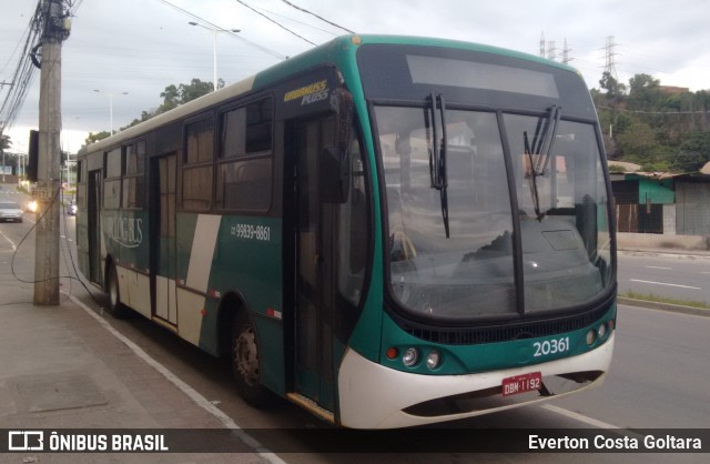 JR Log Bus 20361 na cidade de Cariacica, Espírito Santo, Brasil, por Everton Costa Goltara. Número da foto: #9526396.
