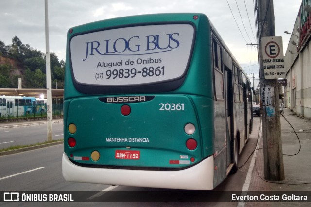 JR Log Bus 20361 na cidade de Cariacica, Espírito Santo, Brasil, por Everton Costa Goltara. Número da foto: #9526398.