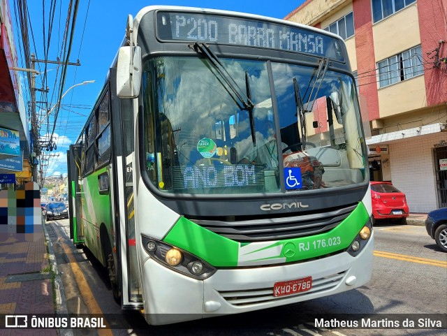 Viação Elite RJ 176.023 na cidade de Volta Redonda, Rio de Janeiro, Brasil, por Matheus Martins da Silva. ID da foto: 9526230.