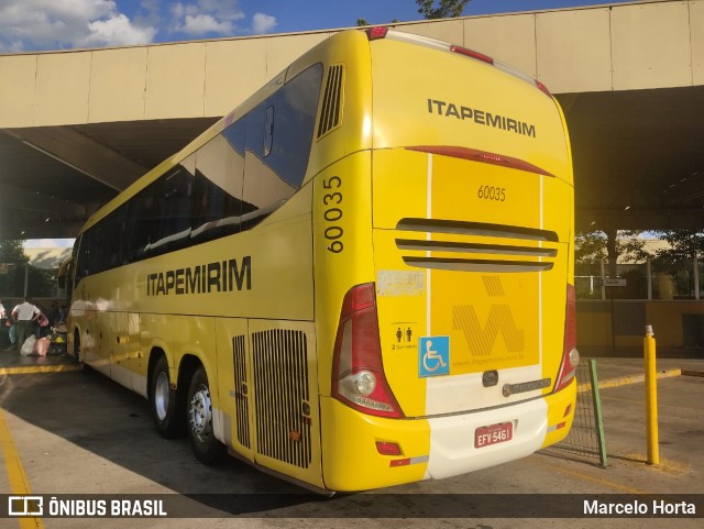 Viação Itapemirim 60035 na cidade de Ribeirão Preto, São Paulo, Brasil, por Marcelo Horta. ID da foto: 9526099.