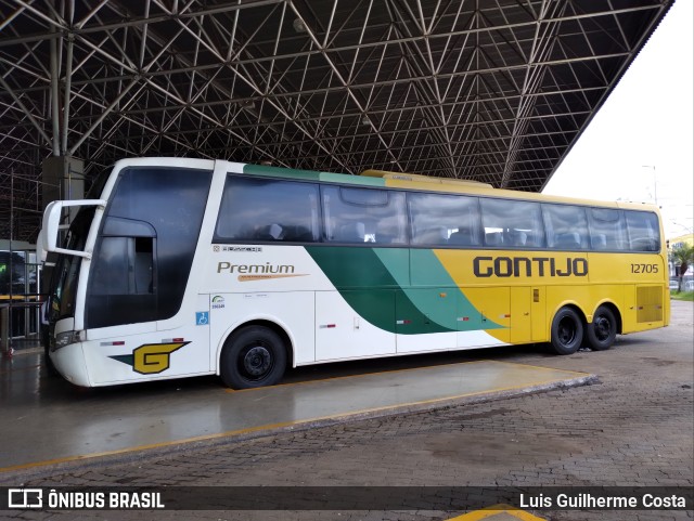 Empresa Gontijo de Transportes 12705 na cidade de Patos de Minas, Minas Gerais, Brasil, por Luis Guilherme Costa. Número da foto: #9527706.