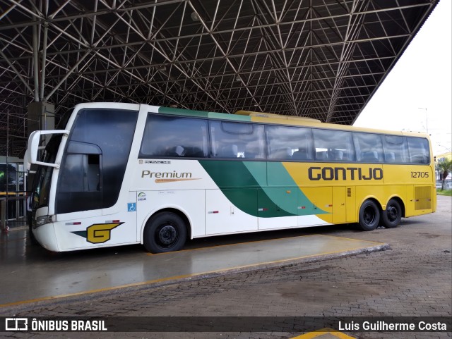 Empresa Gontijo de Transportes 12705 na cidade de Patos de Minas, Minas Gerais, Brasil, por Luis Guilherme Costa. ID da foto: 9527706.