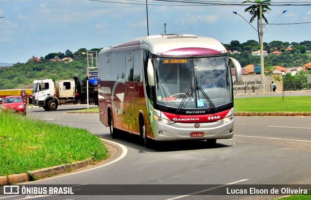 Expresso Gardenia 3240 na cidade de Alfenas, Minas Gerais, Brasil, por Lucas Elson de Oliveira. Número da foto: #9527135.