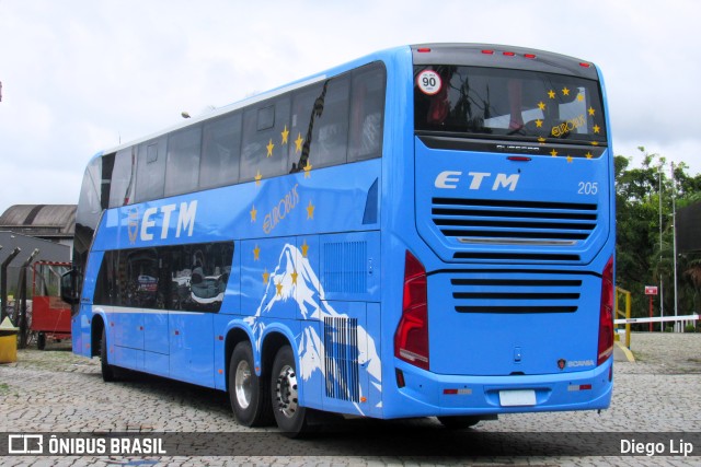 ETM - Empresa de Transporte Maullín 205 na cidade de Joinville, Santa Catarina, Brasil, por Diego Lip. Número da foto: #9529038.