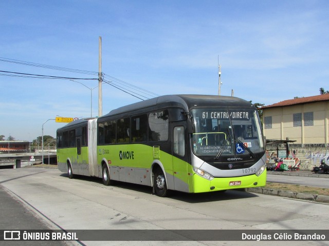 Milênio Transportes 10792 na cidade de Belo Horizonte, Minas Gerais, Brasil, por Douglas Célio Brandao. ID da foto: 9530669.