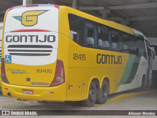 Empresa Gontijo de Transportes 18415 na cidade de Fortaleza, Ceará, Brasil, por Alisson Wesley. ID da foto: 9529943.