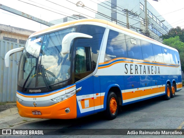 Viação Sertaneja 410 na cidade de Belo Horizonte, Minas Gerais, Brasil, por Adão Raimundo Marcelino. ID da foto: 9531026.