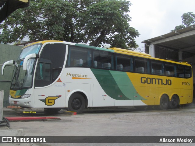 Empresa Gontijo de Transportes 14035 na cidade de Fortaleza, Ceará, Brasil, por Alisson Wesley. ID da foto: 9529917.