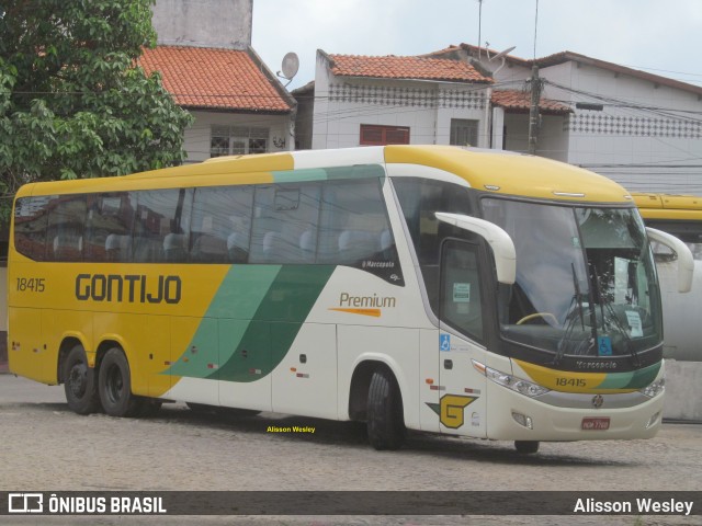 Empresa Gontijo de Transportes 18415 na cidade de Fortaleza, Ceará, Brasil, por Alisson Wesley. ID da foto: 9529953.