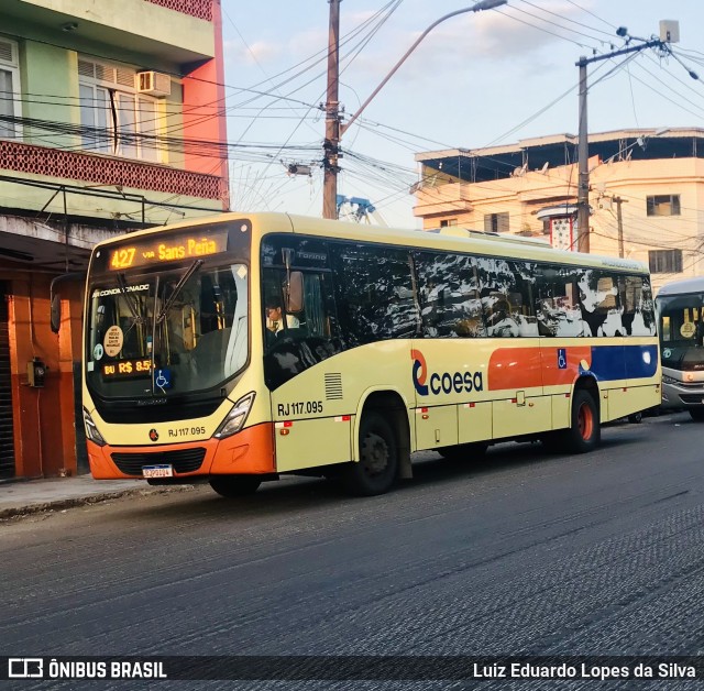 Coesa Transportes RJ 117.095 na cidade de São Gonçalo, Rio de Janeiro, Brasil, por Luiz Eduardo Lopes da Silva. Número da foto: #9530265.
